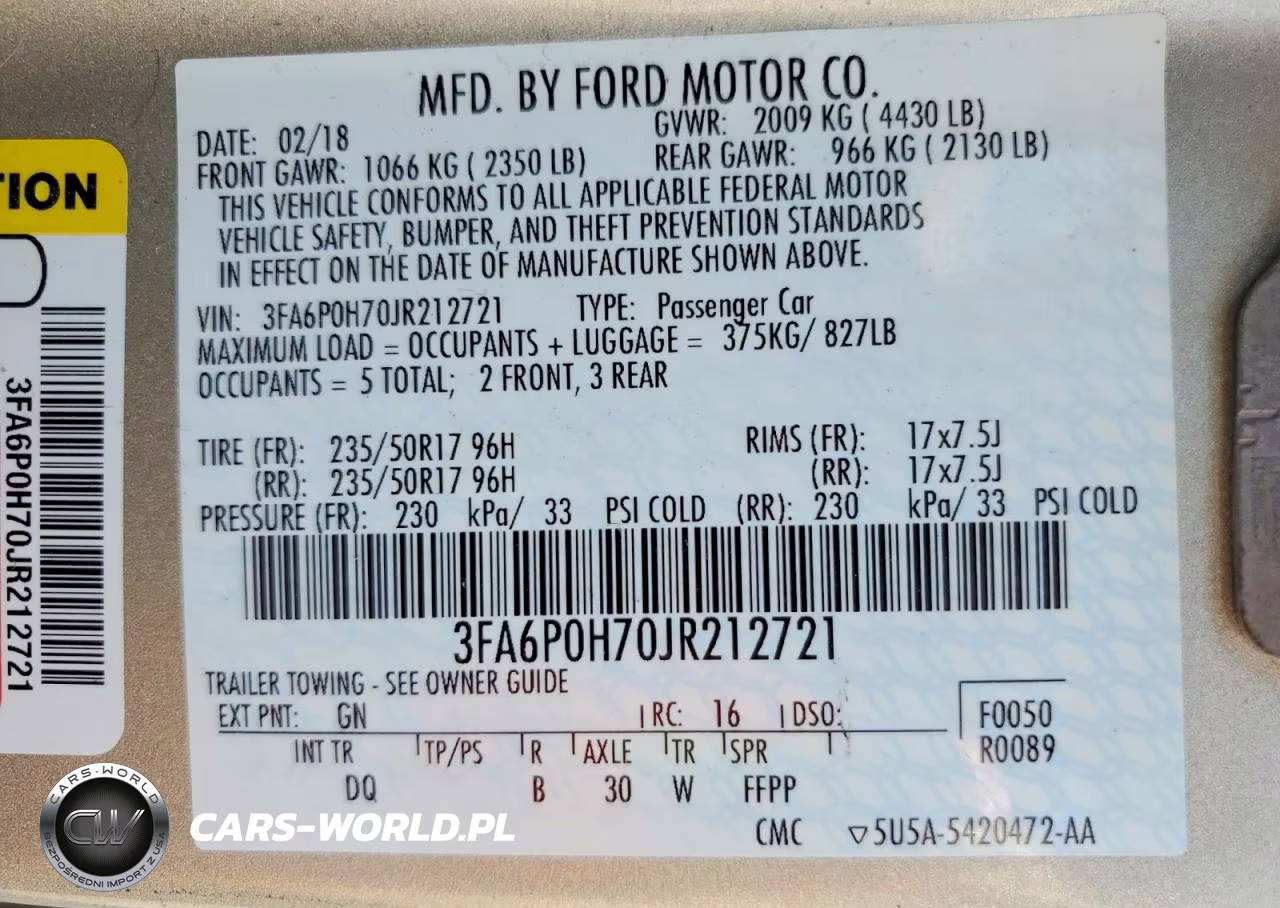 2018 Ford Fusion Se VIN:3FA6P0H70JR212721 - 12