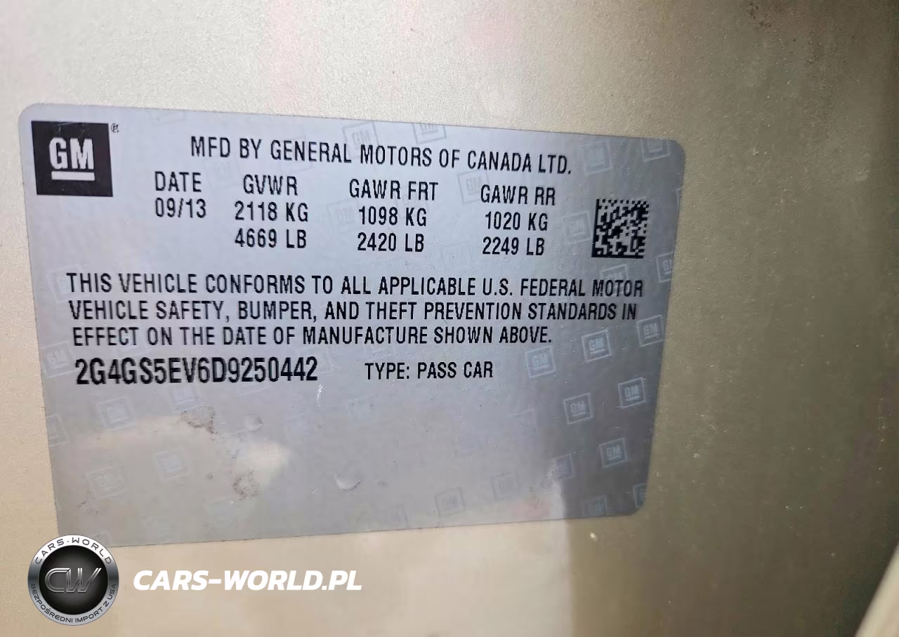 2013 Buick Regal Premium VIN:2G4GS5EV6D9250442 - 12