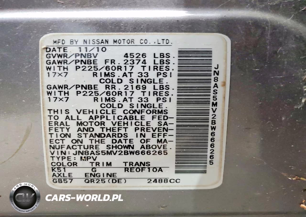 2011 Nissan Rogue S VIN:JN8AS5MV2BW666265 - 13