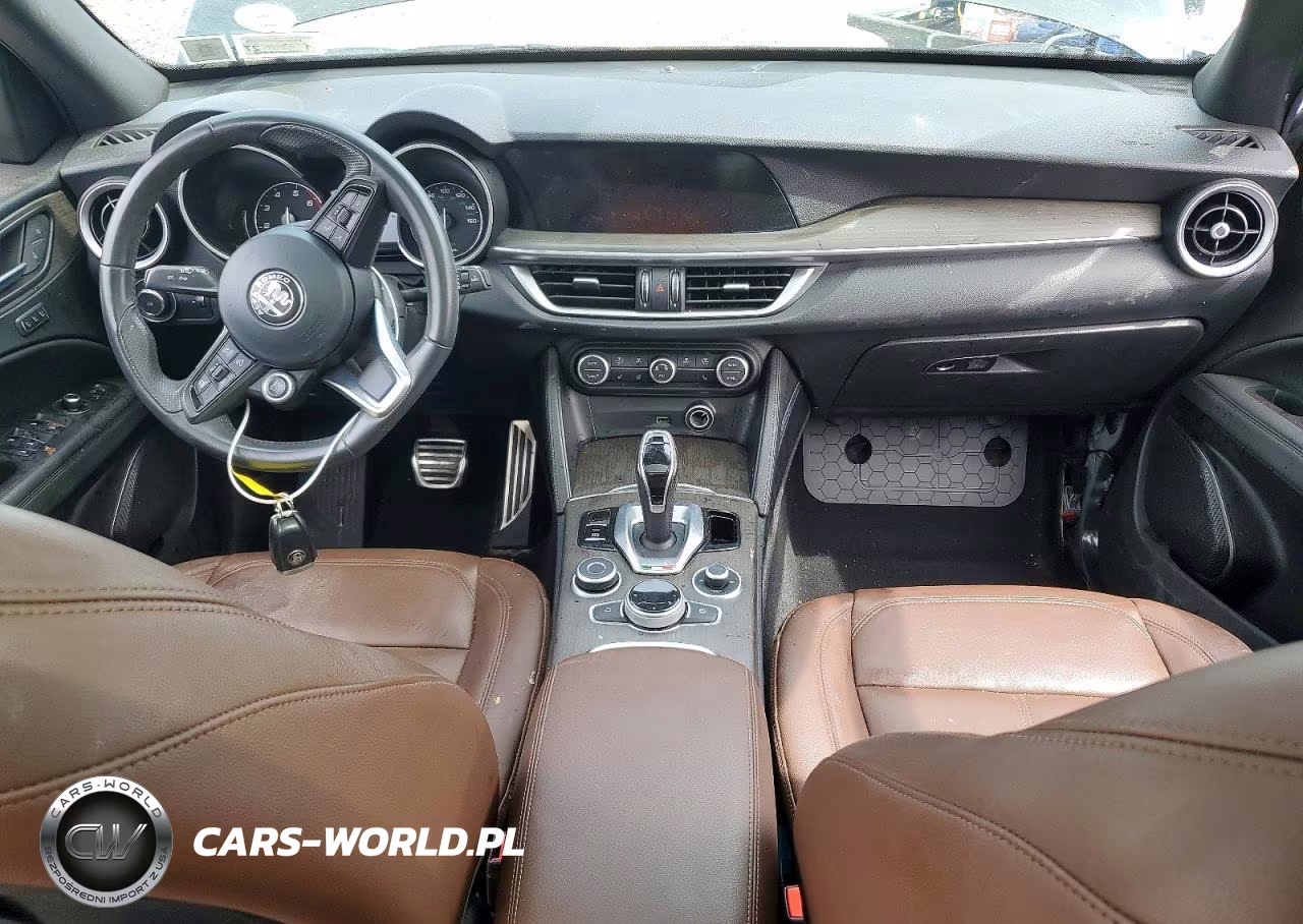 2023 Alfa Romeo Stelvio Ti VIN:ZASPAKBN6P7D55604 - 8
