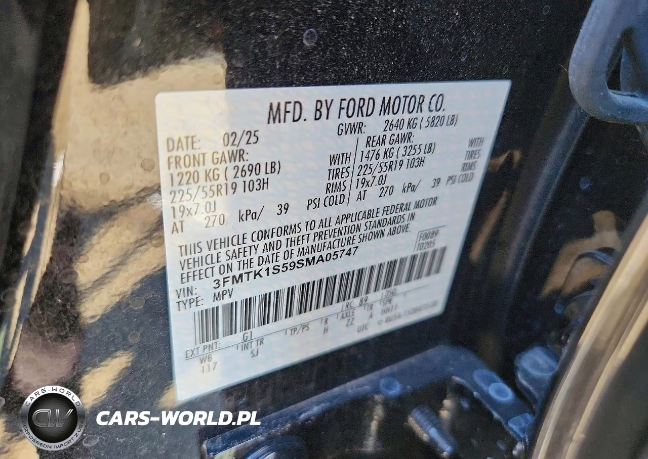 2025 Ford Mustang Mach-E Select VIN:3FMTK1S59SMA05747 - 13