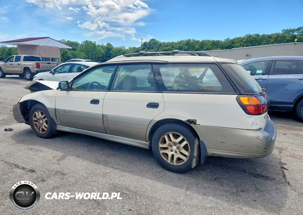 2002 Subaru Legacy Outback Awp VIN:4S3BH675127665151 - 2