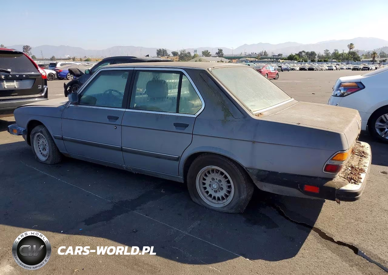1985 BMW 524 Td Automatic VIN:WBADB2402F0531546 - 2