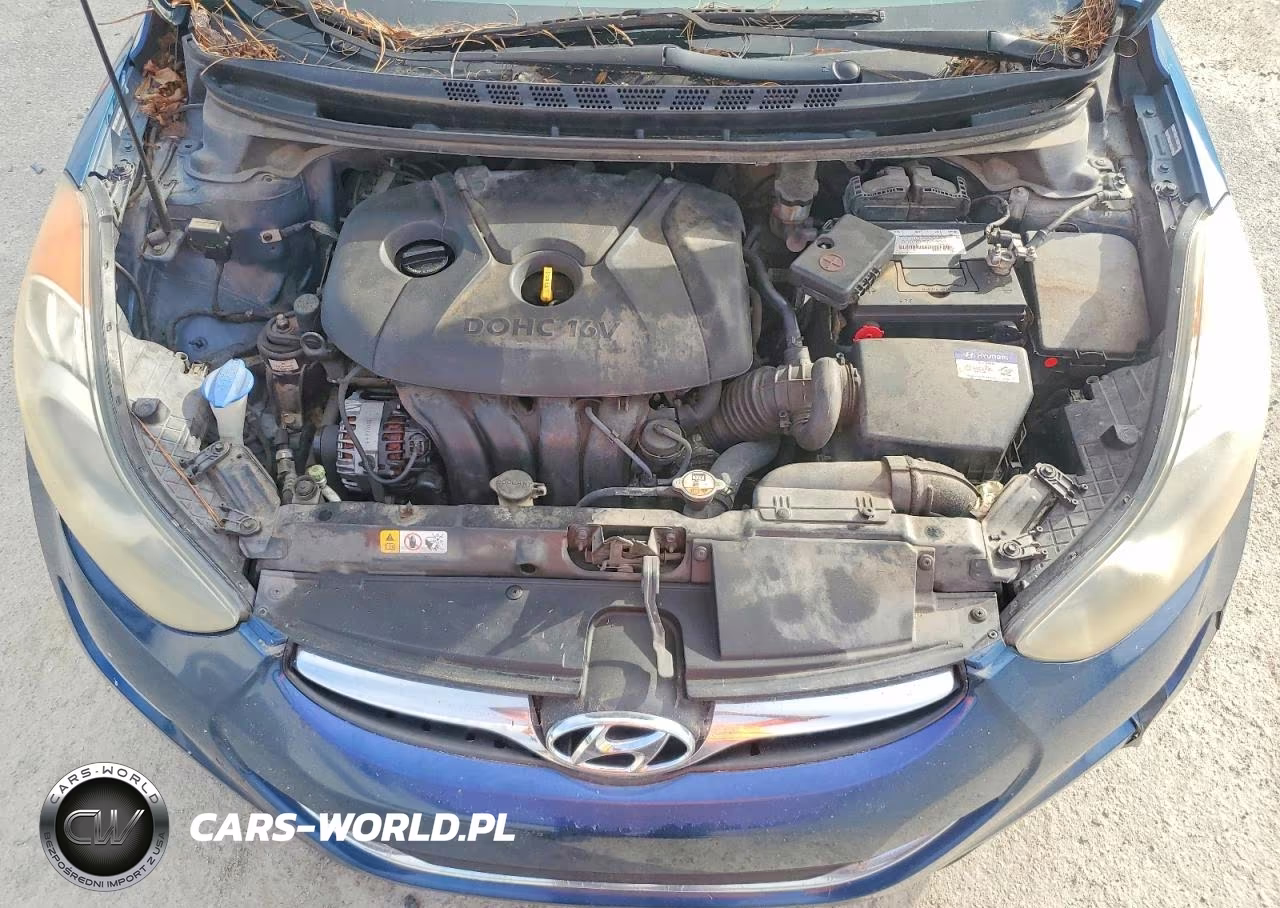 2013 Hyundai Elantra Gls VIN:KMHDH4AE3DU998375 - 11
