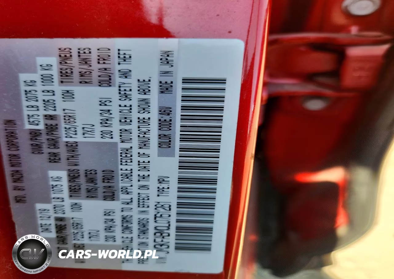 2020 Mazda Cx-5 Sport VIN:JM3KFABM0L0761281 - 13