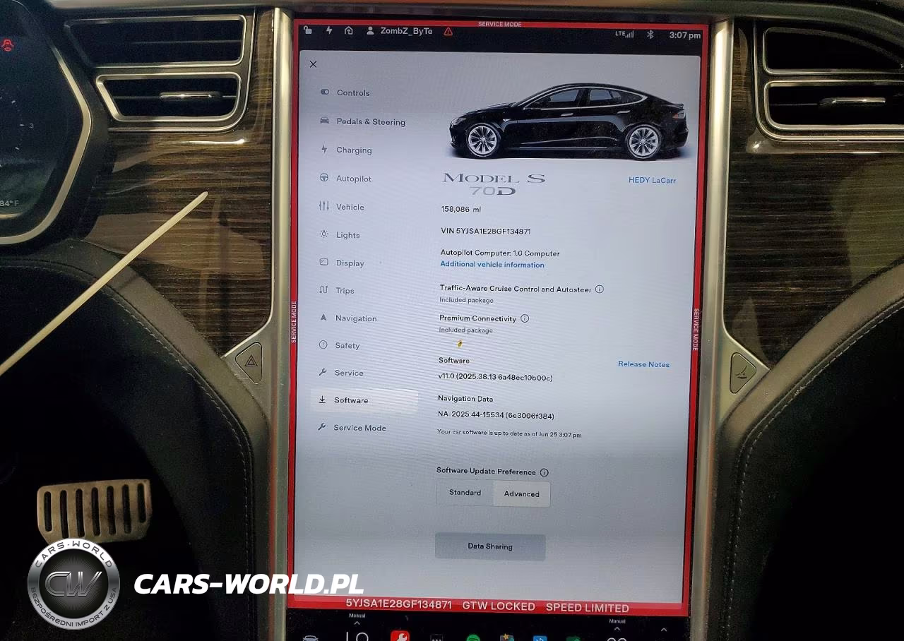 2016 Tesla Model S VIN:5YJSA1E28GF134871 - 9