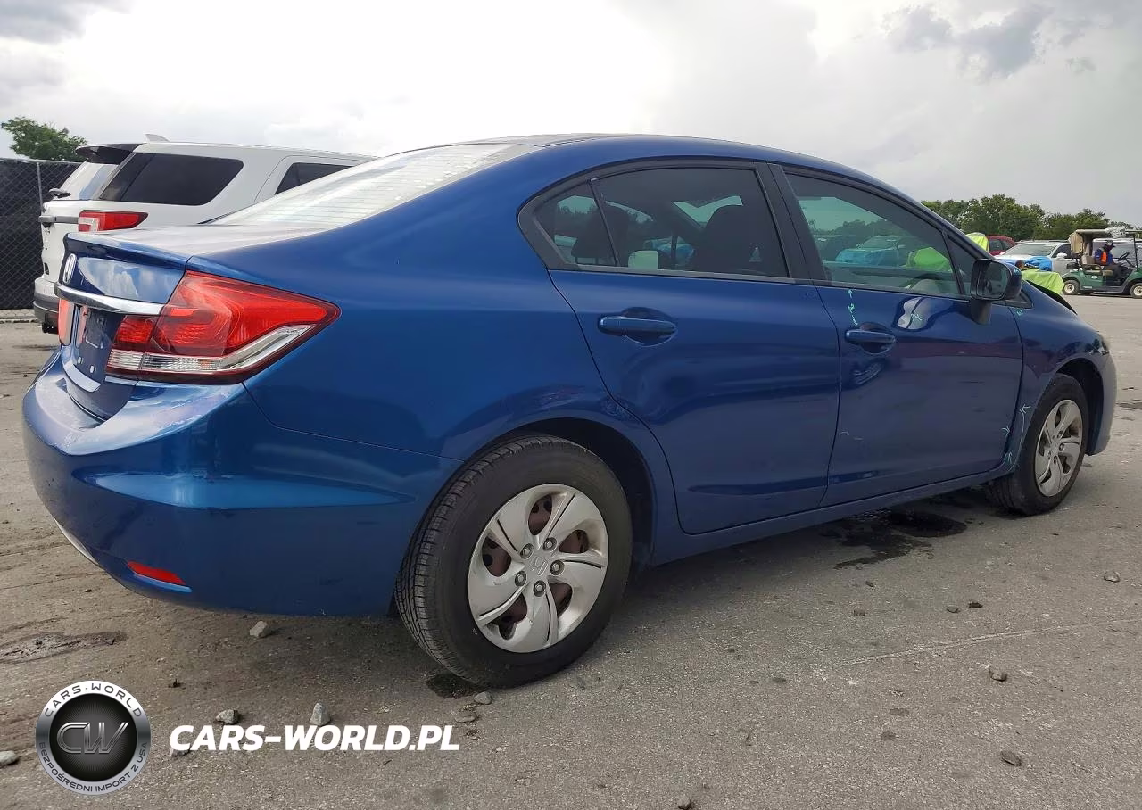2015 Honda Civic Lx VIN:19XFB2F55FE024166 - 3