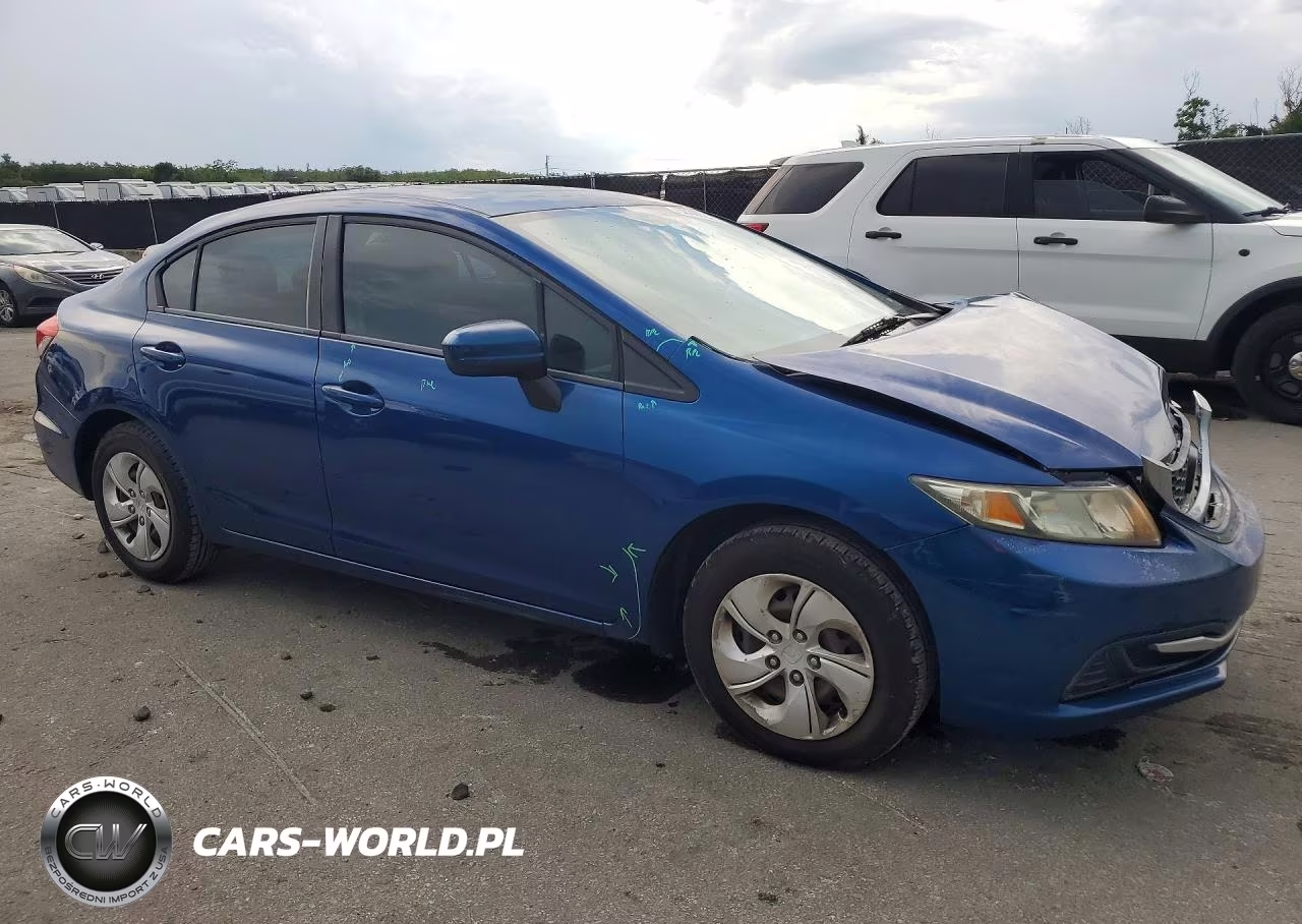 2015 Honda Civic Lx VIN:19XFB2F55FE024166 - 4