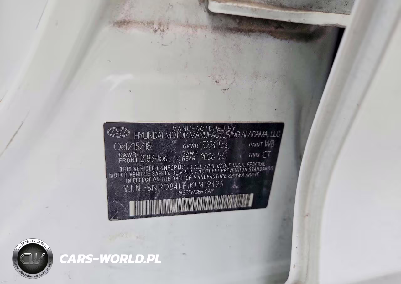 2019 Hyundai Elantra Sel VIN:5NPD84LF1KH419496 - 12