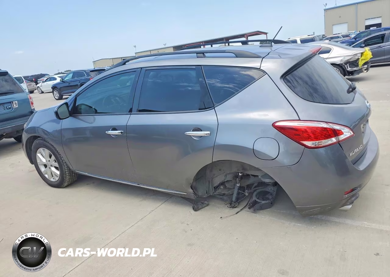 2014 Nissan Murano Sl VIN:JN8AZ1MU3EW411303 - 2
