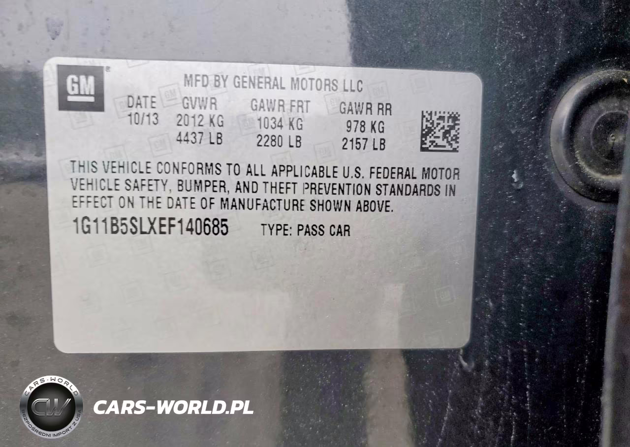 2014 Chevrolet Malibu Ls VIN:1G11B5SLXEF140685 - 13