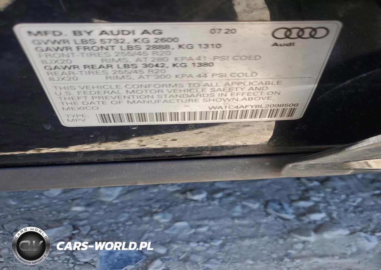 2020 Audi Sq5 Prestige VIN:WA1C4AFY8L2098508 - 14