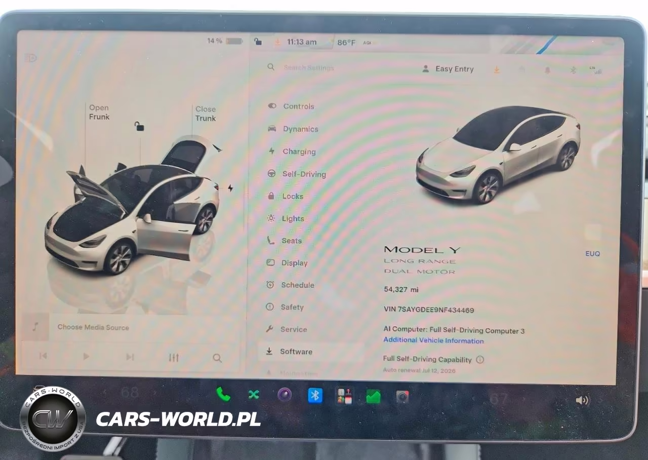 2022 Tesla Model Y VIN:7SAYGDEE9NF434469 - 9