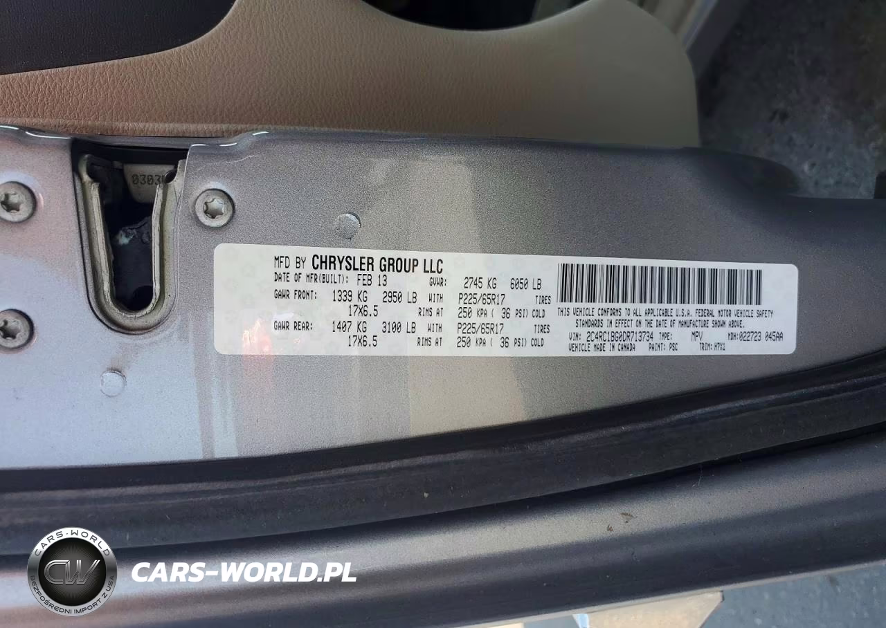 2013 Chrysler Town & Country Touring VIN:2C4RC1BG0DR713734 - 13
