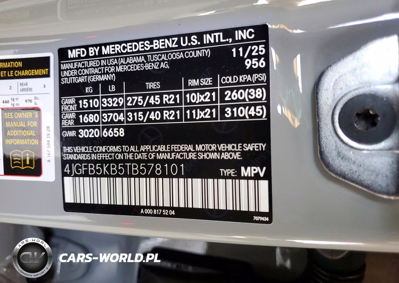 2026 Mercedes-Benz Gle 450 4Matic VIN:4JGFB5KB5TB578101 - 12