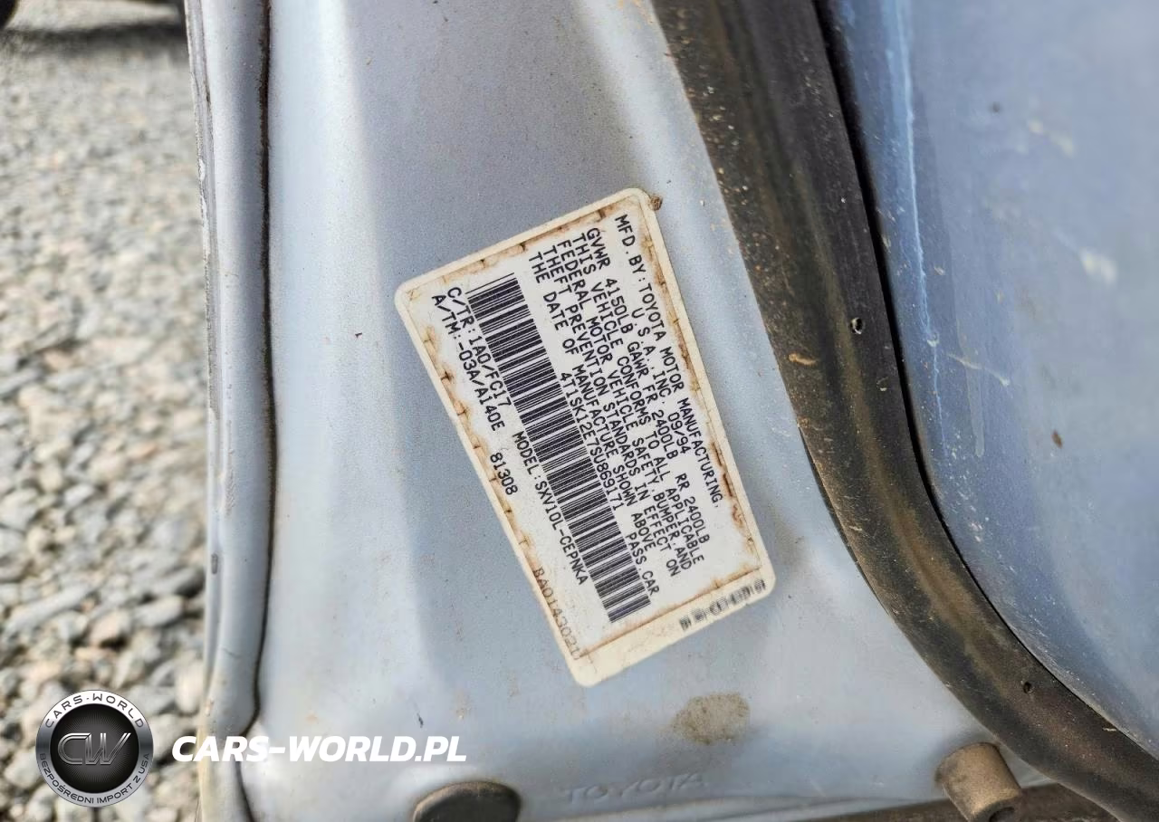 1995 Toyota Camry Le VIN:4T1SK12E7SU869171 - 12