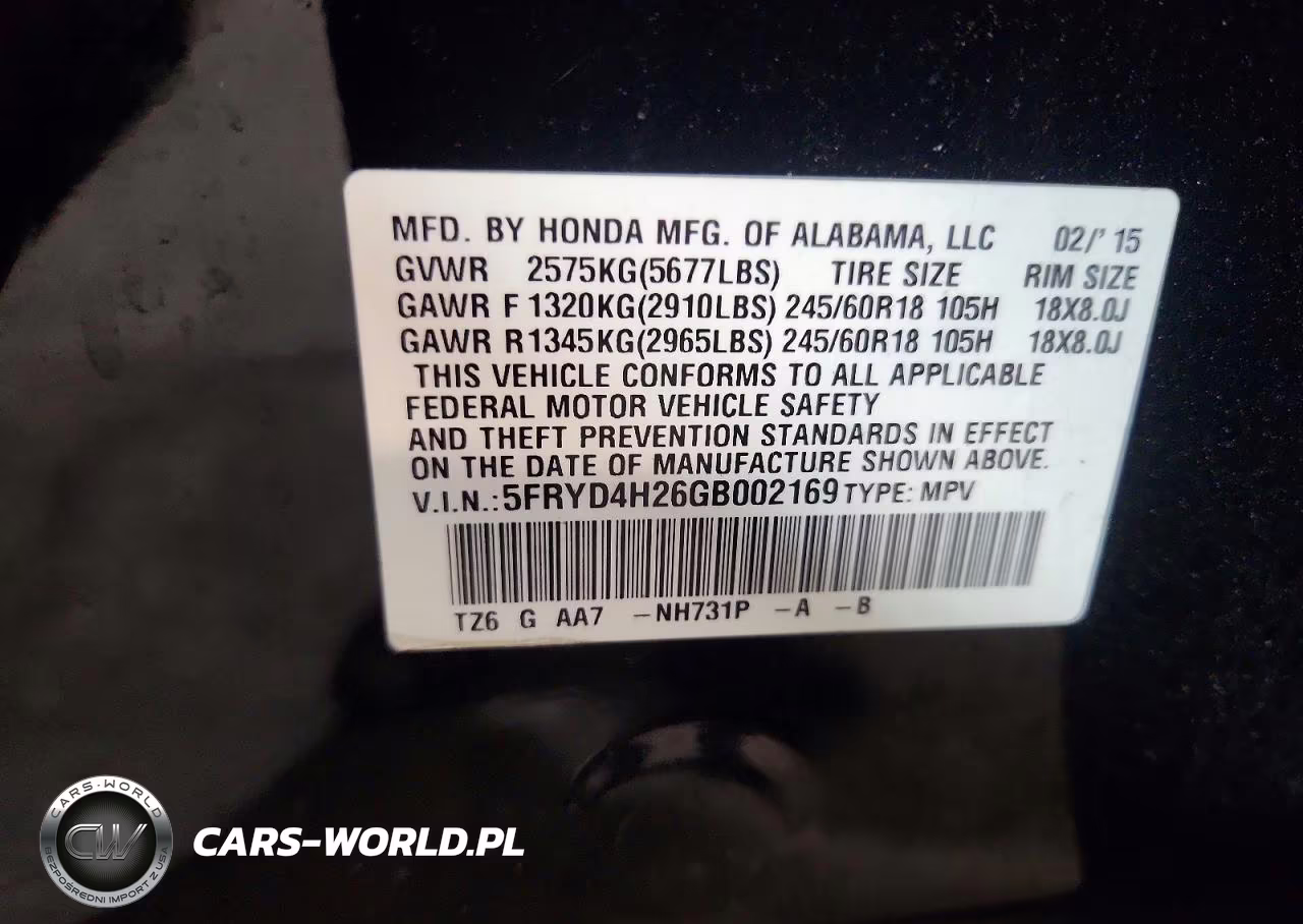 2016 Acura Mdx VIN:5FRYD4H26GB002169 - 13