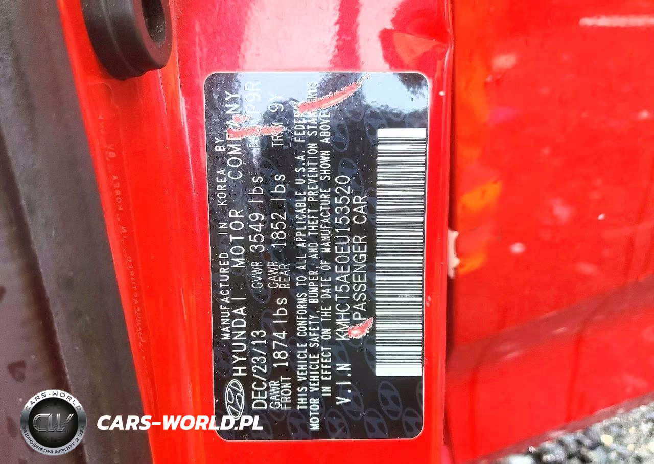 2014 Hyundai Accent Gs VIN:KMHCT5AE0EU153520 - 12