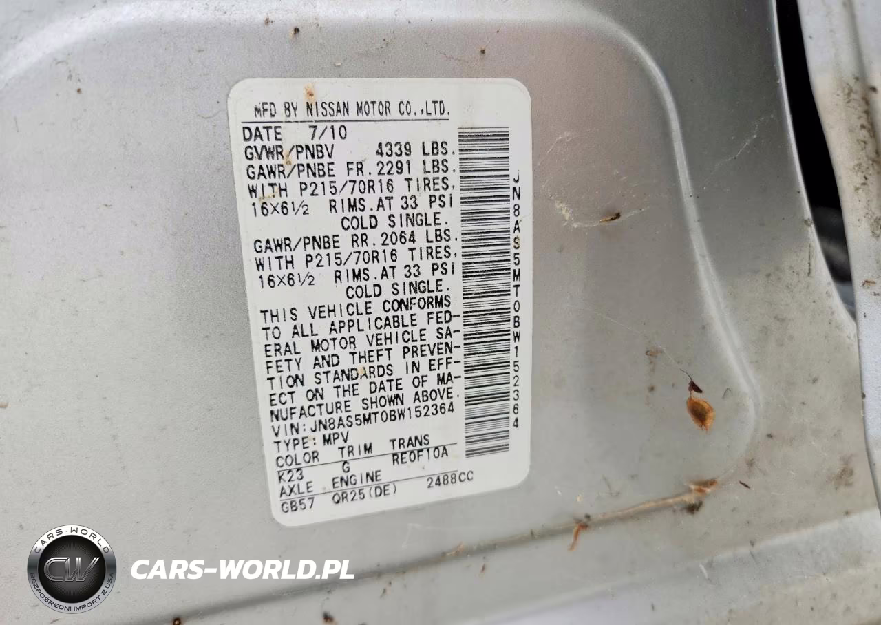 2011 Nissan Rogue S VIN:JN8AS5MT0BW152364 - 13