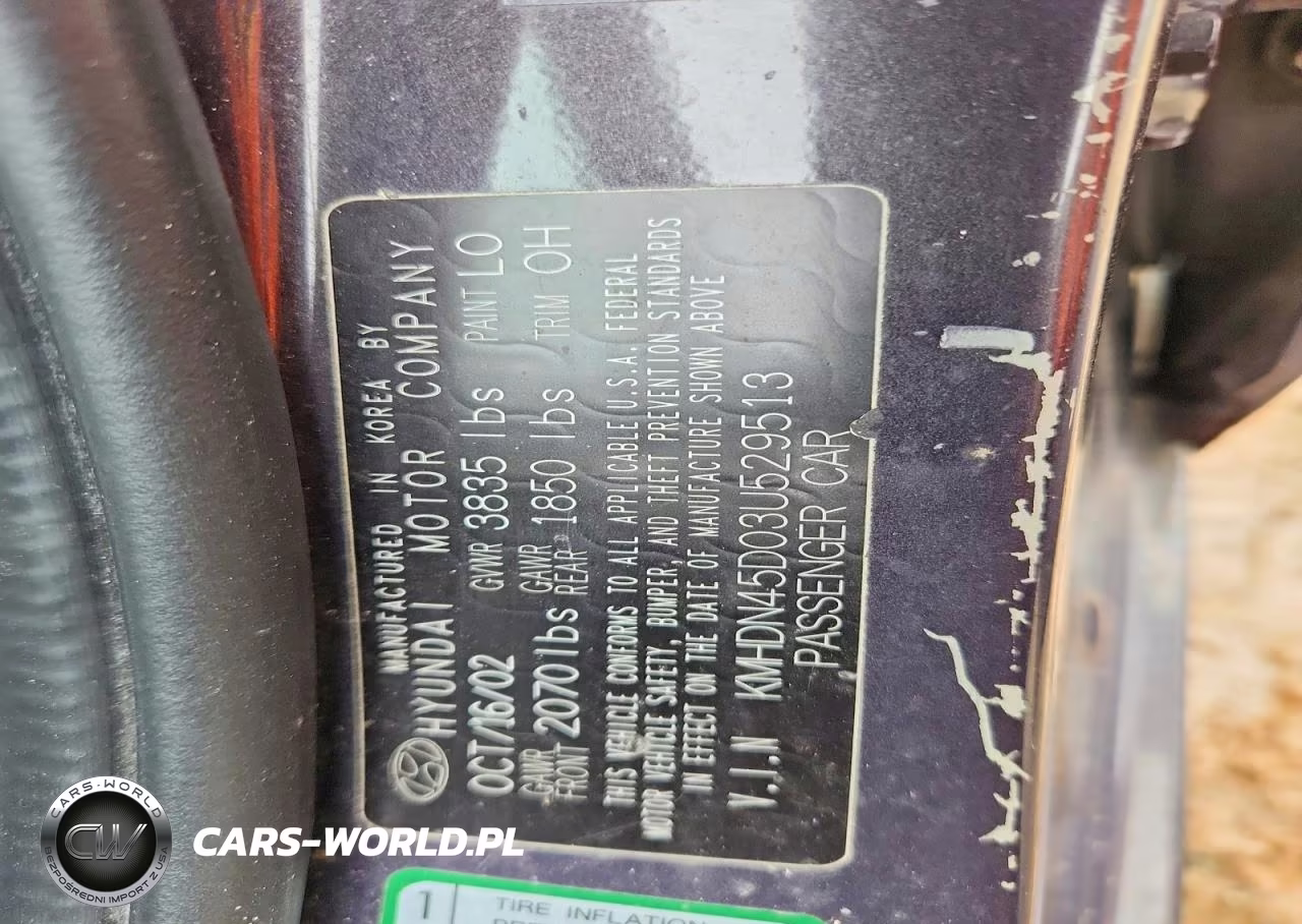 2003 Hyundai Elantra Gls VIN:KMHDN45D03U529513 - 13