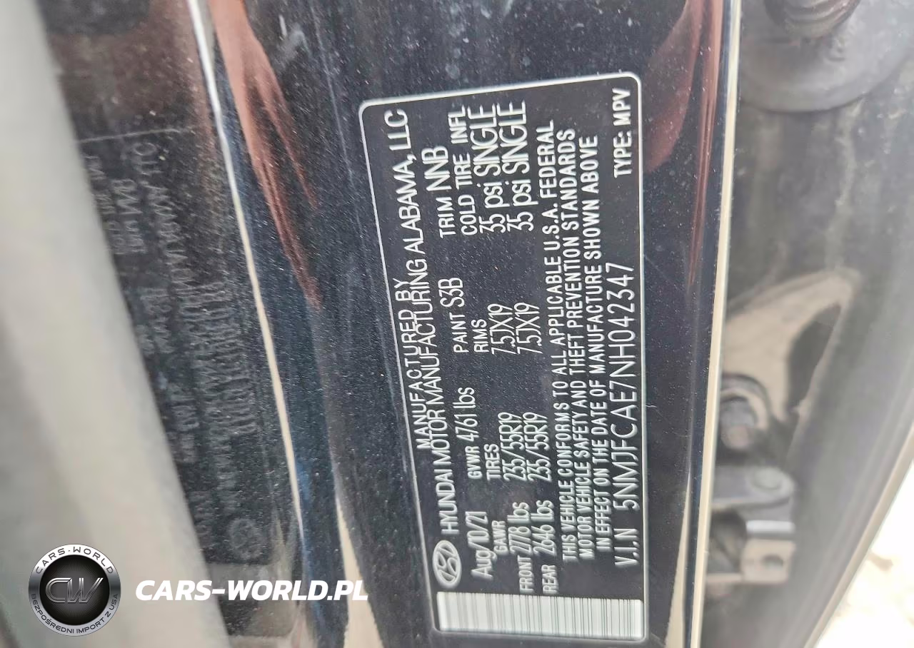 2022 Hyundai Tucson Sel VIN:5NMJFCAE7NH042347 - 12