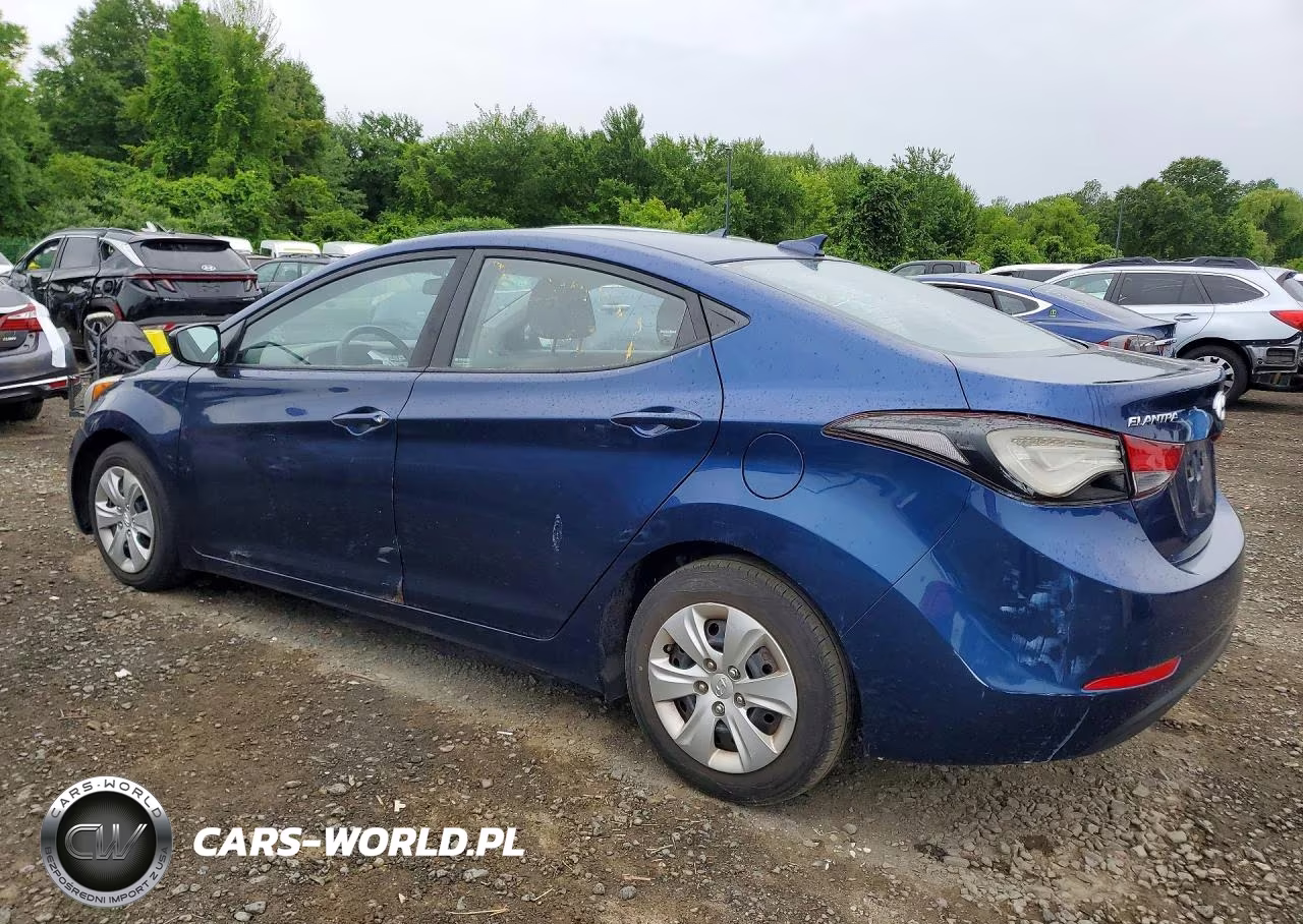 2016 Hyundai Elantra Se VIN:5NPDH4AE7GH681802 - 2