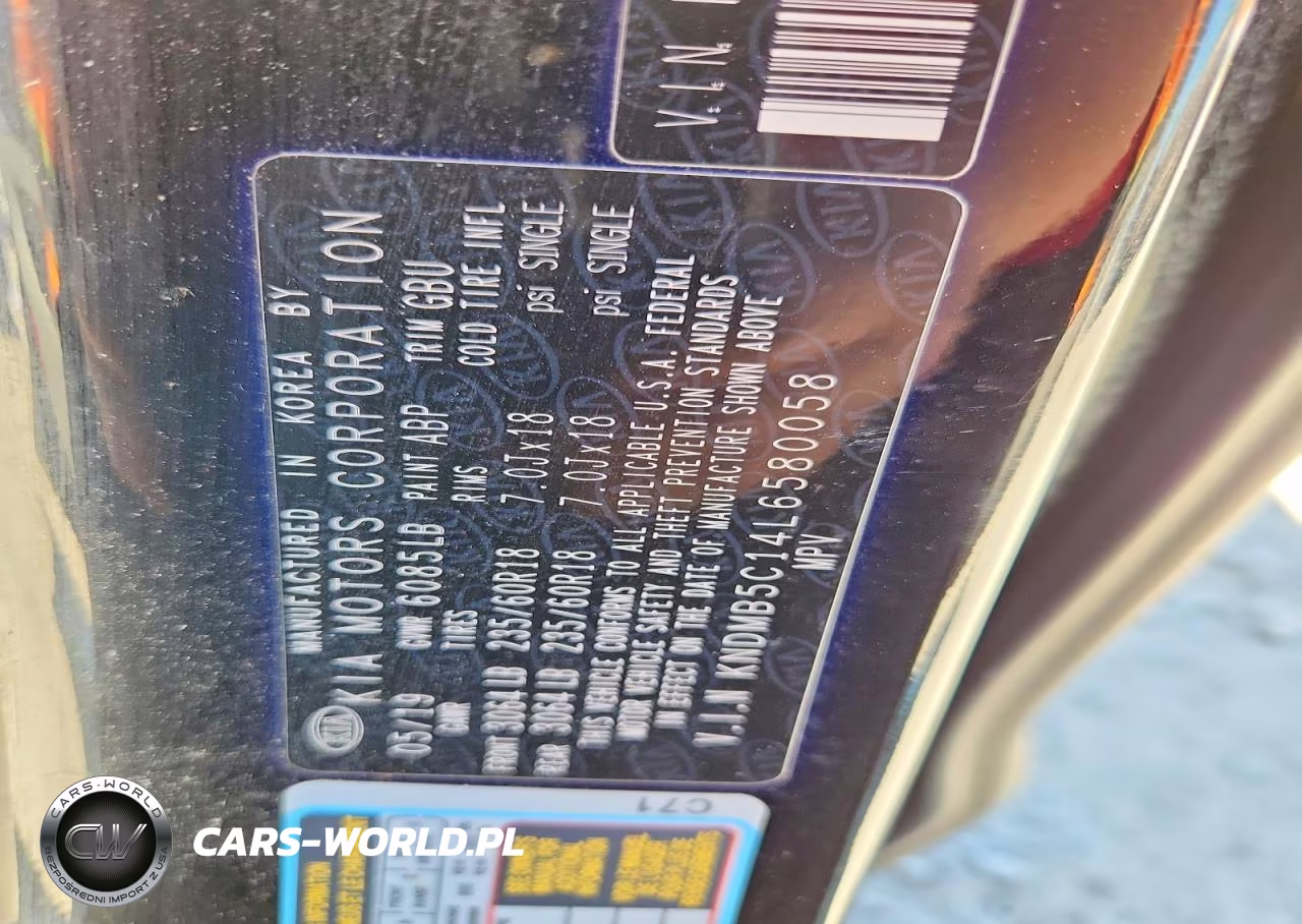2020 Kia Sedona Ex VIN:KNDMB5C14L6580058 - 12