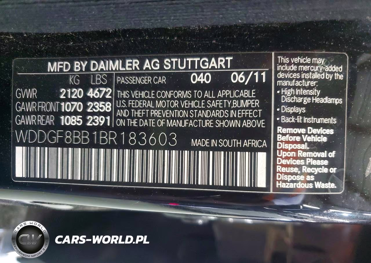 2011 Mercedes-Benz C 300 4Matic VIN:WDDGF8BB1BR183603 - 12
