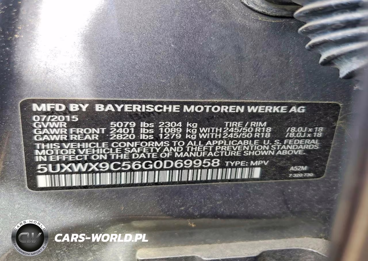 2016 BMW X3 xDrive28I VIN:5UXWX9C56G0D69958 - 13