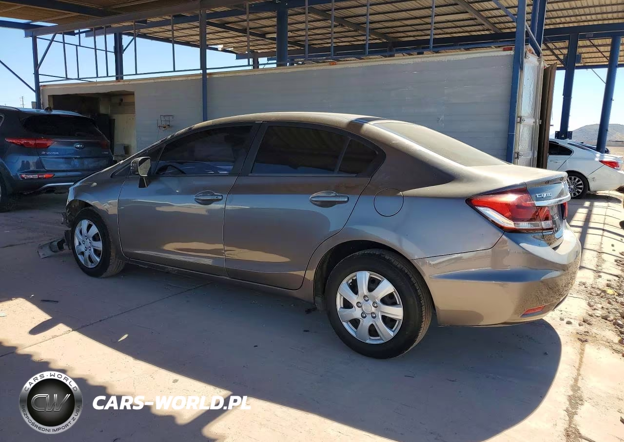 2014 Honda Civic Lx VIN:19XFB2F5XEE205536 - 2