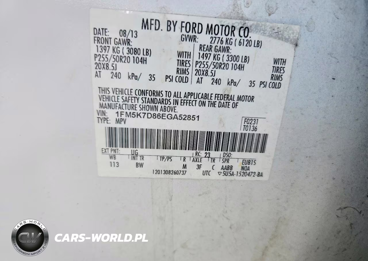 2014 Ford Explorer Xlt VIN:1FM5K7D86EGA52851 - 13