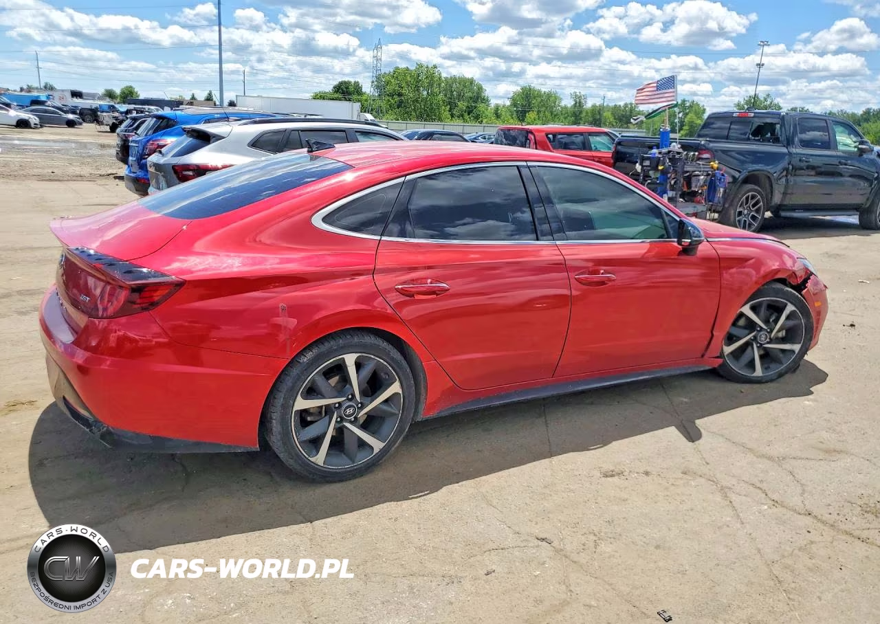 2021 Hyundai Sonata Sel Plus VIN:5NPEJ4J22MH117310 - 3