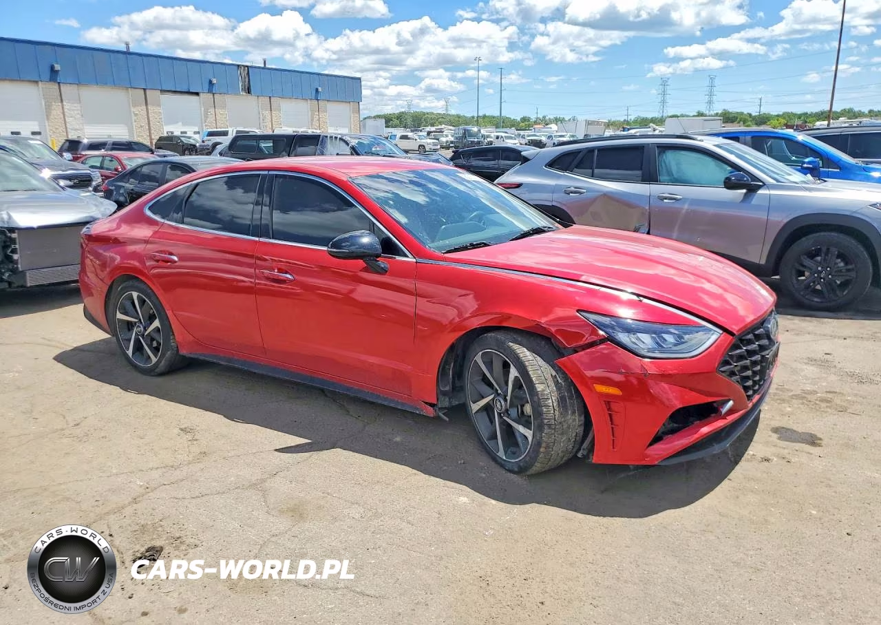 2021 Hyundai Sonata Sel Plus VIN:5NPEJ4J22MH117310 - 4