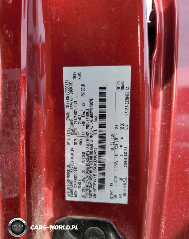 2016 Ford F150 Supercrew VIN:1FTEW1EG5GKD16413 - 12