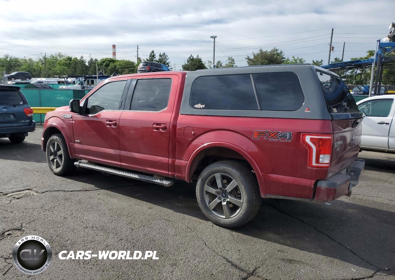 2016 Ford F150 Supercrew VIN:1FTEW1EG5GKD16413 - 2