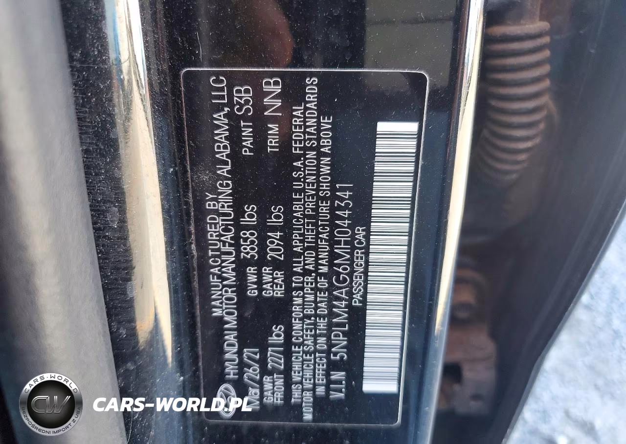 2021 Hyundai Elantra Sel VIN:5NPLM4AG6MH044341 - 12