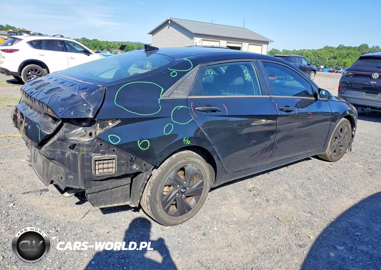 2021 Hyundai Elantra Sel VIN:5NPLM4AG6MH044341 - 3