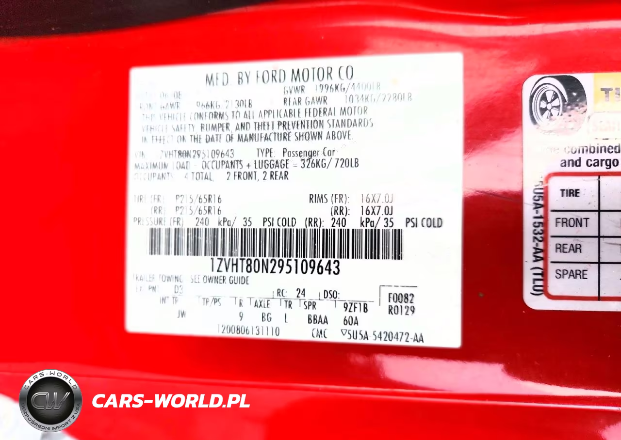 2009 Ford Mustang VIN:1ZVHT80N295109643 - 12