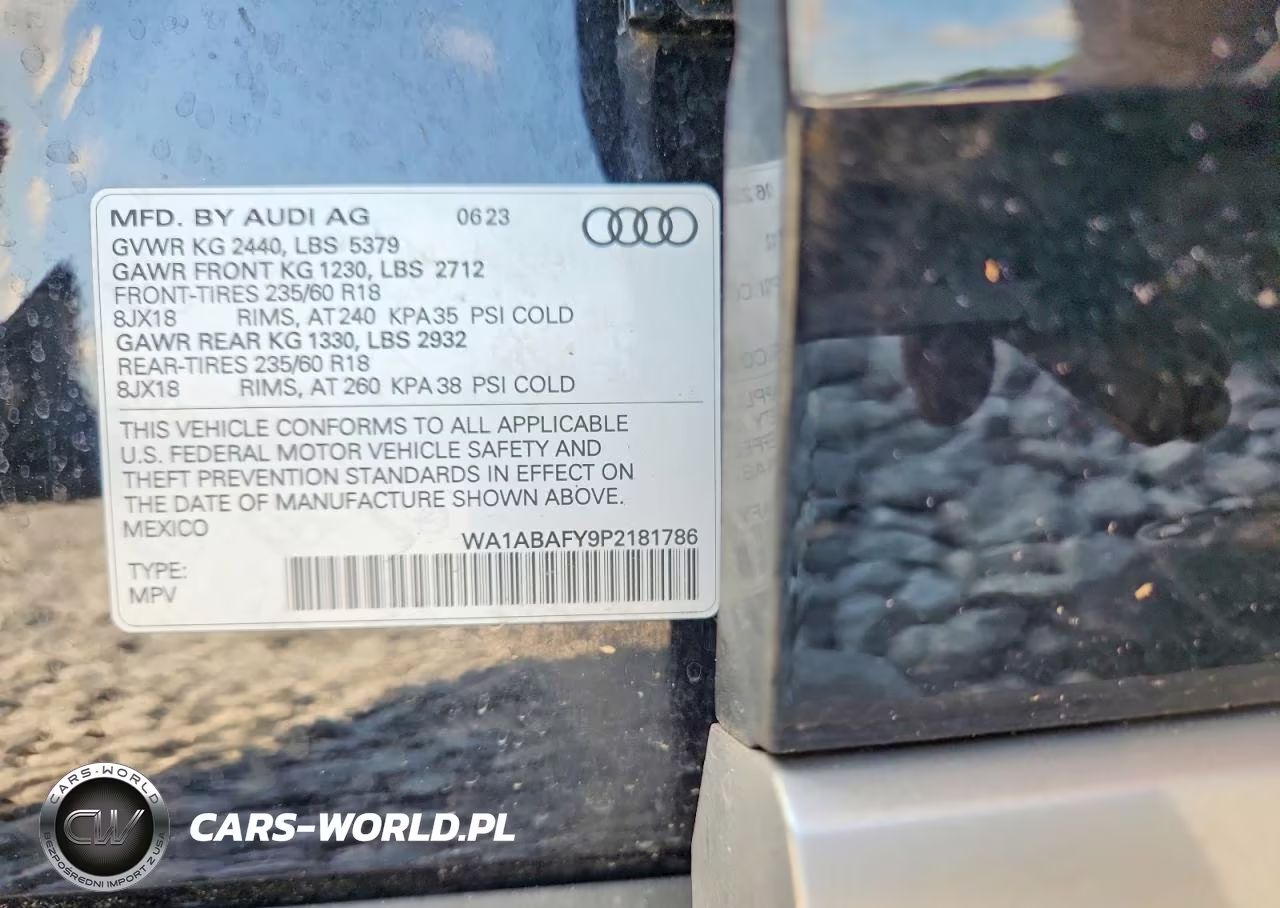 2023 Audi Q5 Premium 40 VIN:WA1ABAFY9P2181786 - 13