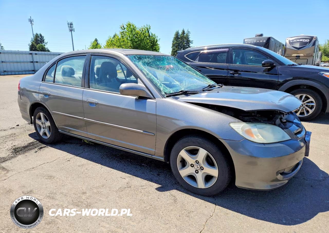 2004 Honda Civic Ex VIN:2HGES26754H549342 - 4