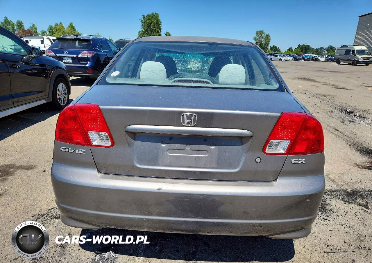 2004 Honda Civic Ex VIN:2HGES26754H549342 - 6