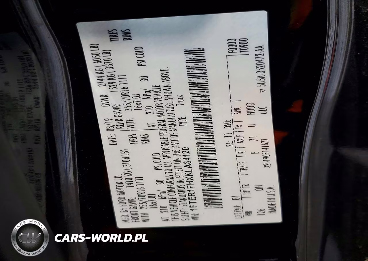 2019 Ford Ranger Xl VIN:1FTER1FHXKLA84120 - 12