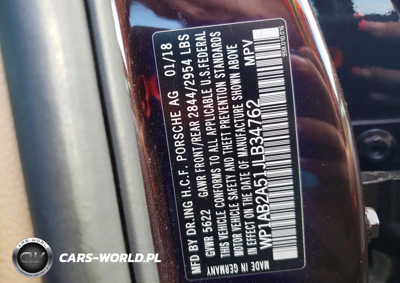 2018 Porsche Macan S VIN:WP1AB2A51JLB34762 - 13