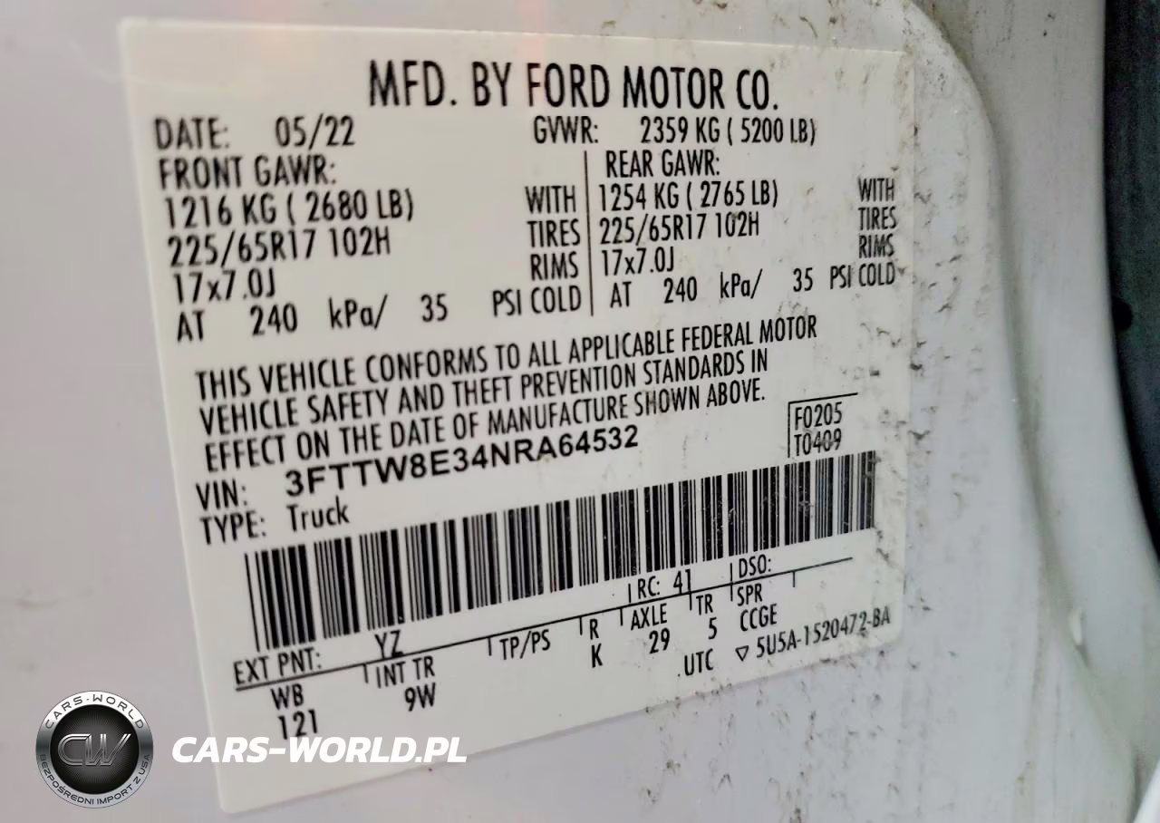 2022 Ford Maverick Xl VIN:3FTTW8E34NRA64532 - 13