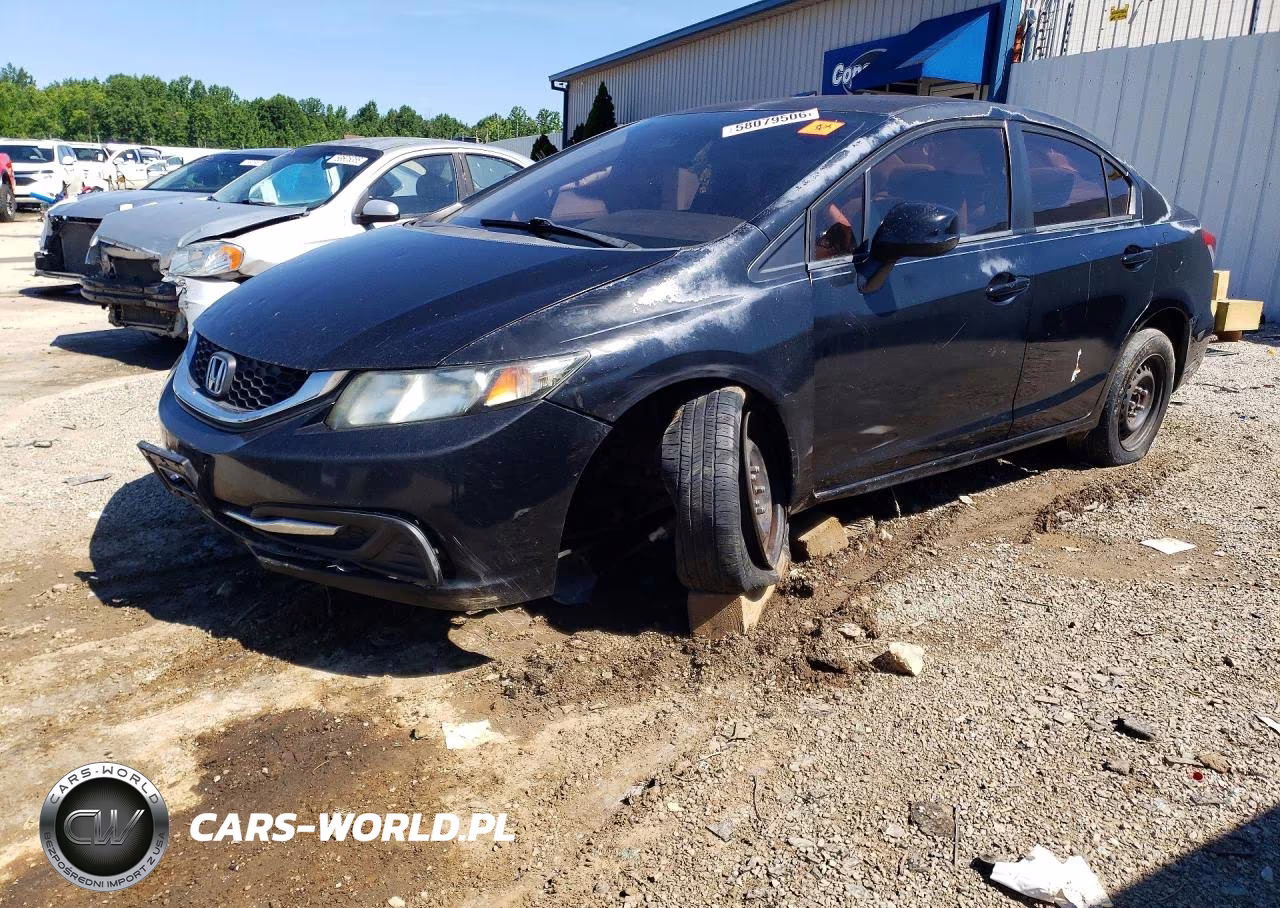 2013 Honda Civic Lx VIN:2HGFB2F52DH545249 - 1