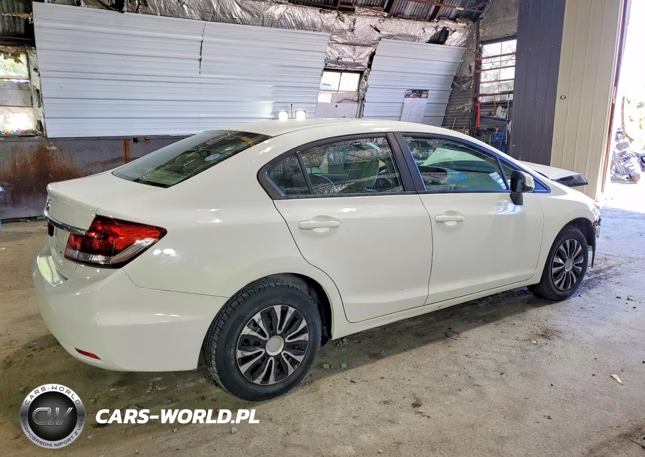 2013 Honda Civic Lx VIN:2HGFB2F51DH504983 - 3