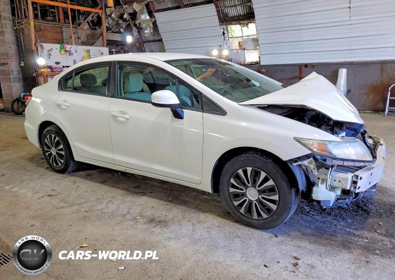 2013 Honda Civic Lx VIN:2HGFB2F51DH504983 - 4