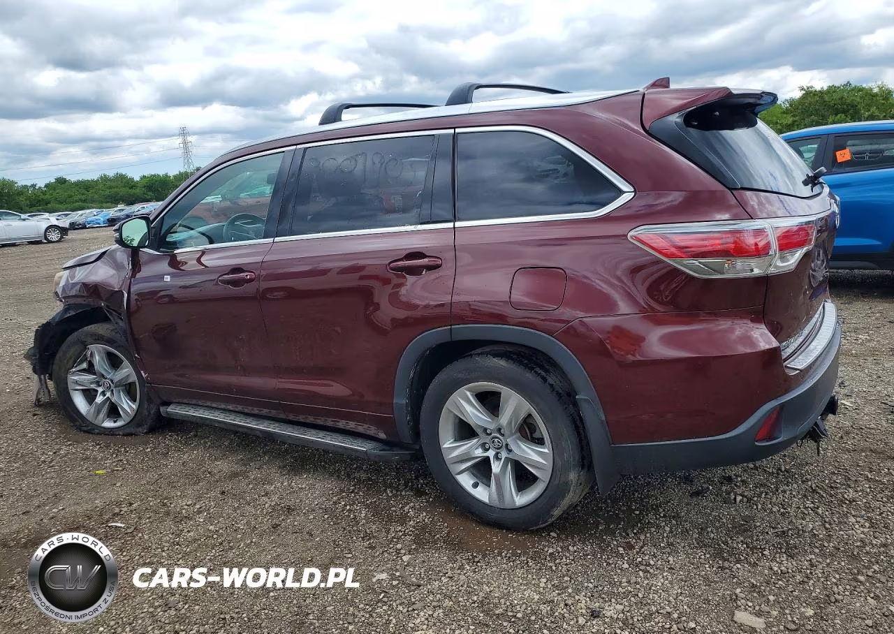 2015 Toyota Highlander Xle VIN:5TDJKRFH0FS129426 - 2