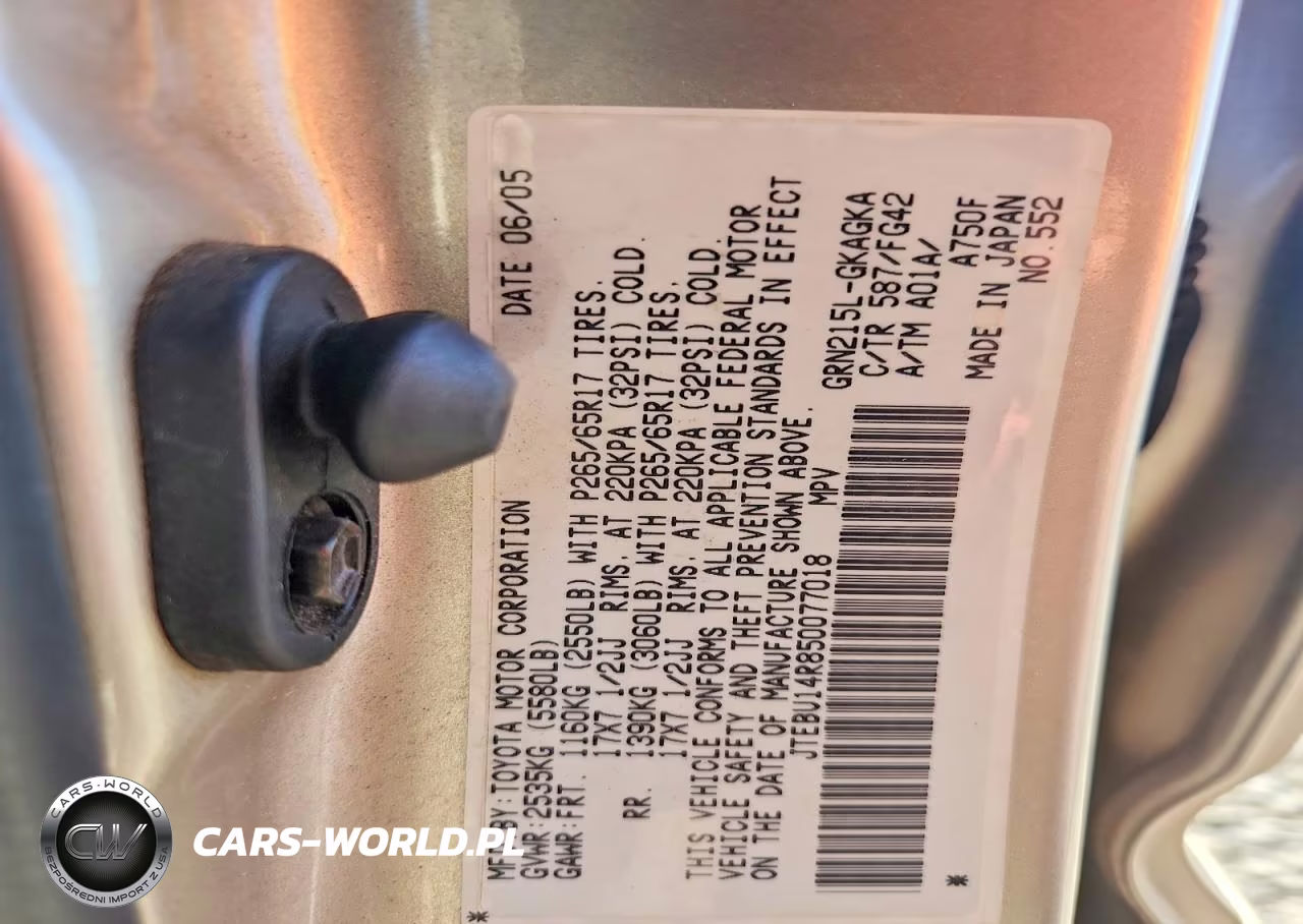 2005 Toyota 4Runner Sr5 VIN:JTEBU14R850077018 - 13