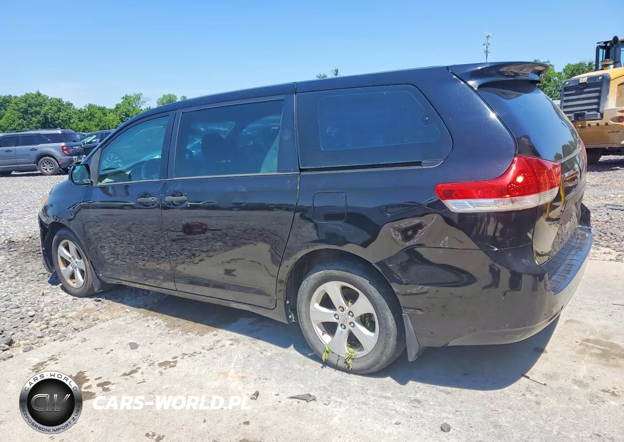 2012 Toyota Sienna Base 7-Passenger VIN:5TDZK3DC4CS278117 - 2
